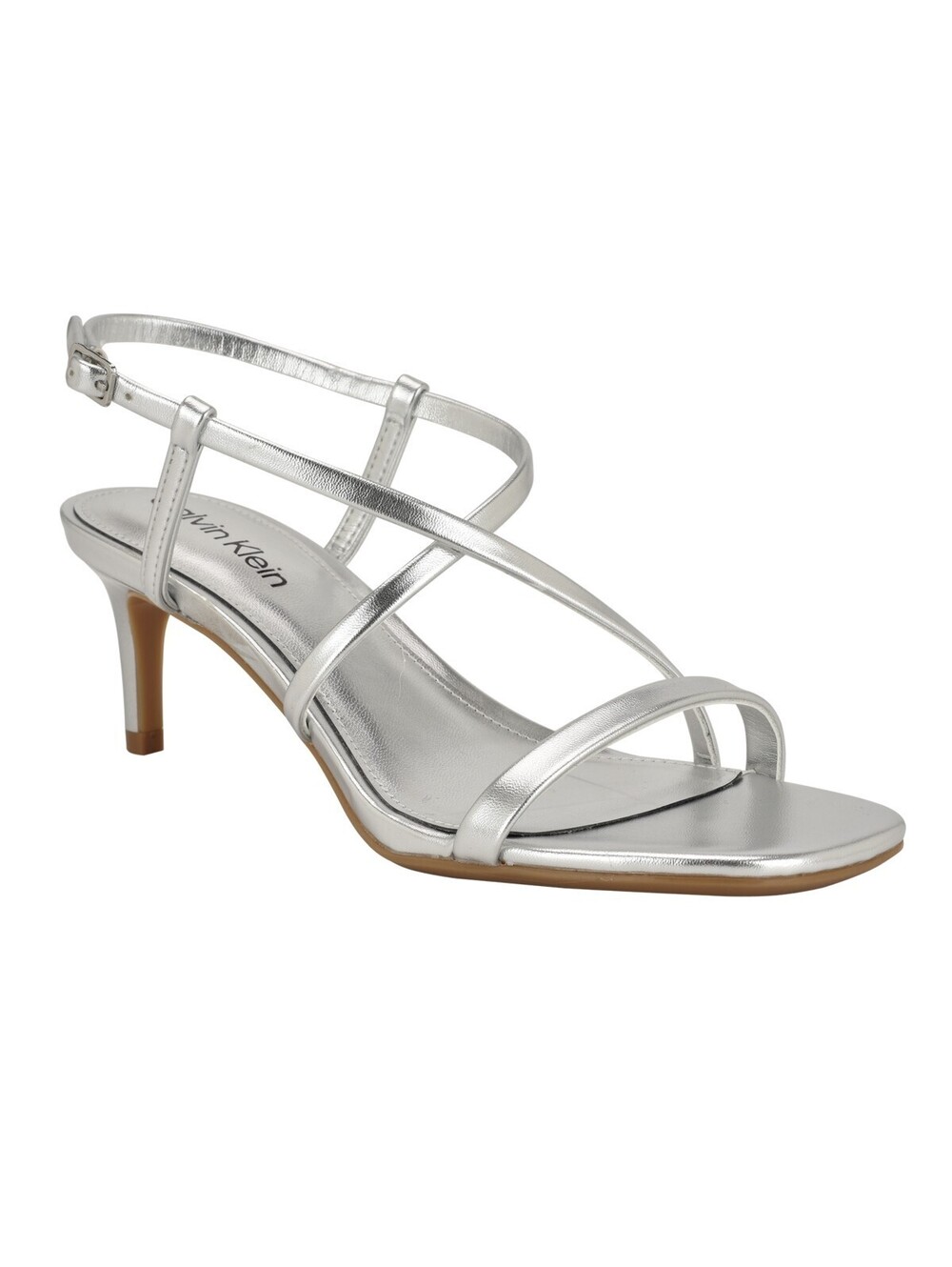 Calvin Klein Ishaya Shoes Heels Silver / Gray 7.5M